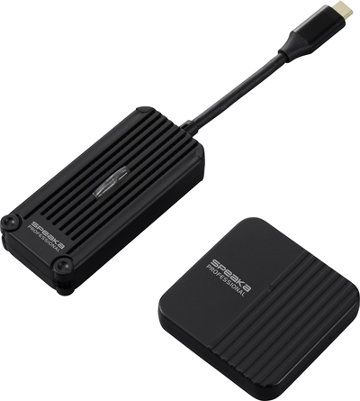 SpeaKa Professional SP-TR-300 Drahtloses Full HD Präsentationssystem USB-C® (DP Alt Mode) HDMI® 30 m 5 GHz 1920 x 1080 Pixel Sichere Funkübertragung (SP-9767244)