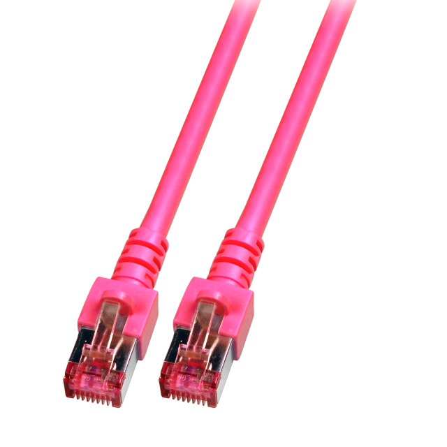 EFB-Elektronik ECOLAN Patchkabel Cat.6 S/FTP LSZH RJ-45 20m Magenta