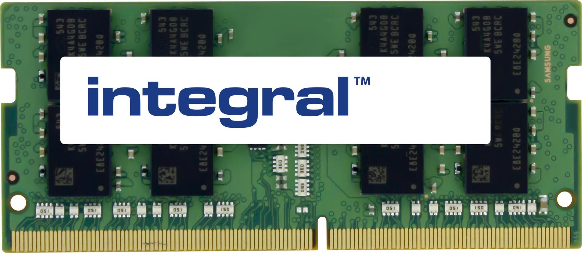 Integral 16GB LAPTOP RAM MODULE DDR4 2666MHZ PC4-21333 UNBUFFERED NON-ECC SODIMM 1.2V 1Gx8 CL19 Speichermodul 1 x 16 GB (IN4V16GNELSX)