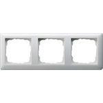 GIRA Standard 55. Produktfarbe: Weiß, Material: Thermoplast, Design: Schraubenlos. Breite: 80,7 mm, Höhe: 223,3 mm, Dicke: 1,14 cm (21303,00)