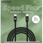 alkaya Speed Flex Kabel USB-C zu Lightning 2 m weiß (CL-60033)