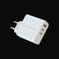 LC-Power USB Ladegerät 65W LC-GAN-65 2xUSB-C 1xUSB-A (LC-GAN-65)