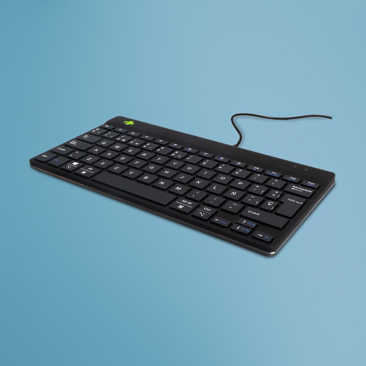 R-Go Tools Ergonomische Tastatur R-Go Compact Break (RGOCOESWDBL)