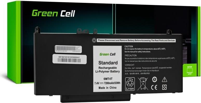 Green Cell 6MT4T 07V69Y Dell Laptop-Akku 7,4V 7200mAh (DE162) (DE162)