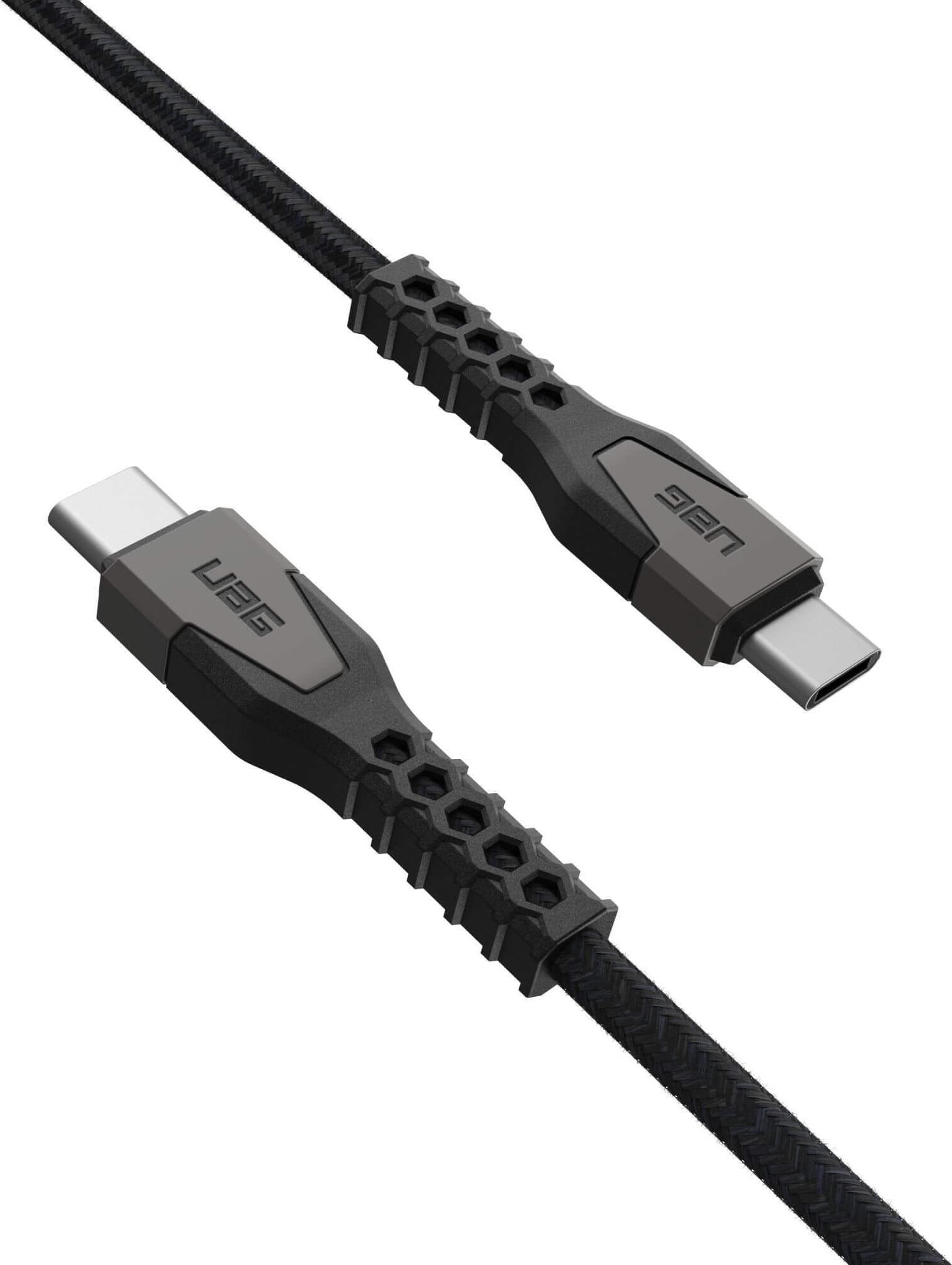 Urban Armor Gear Kevlar USB Kabel 1,5 m USB 2.0 USB C Schwarz - Grau (9B4413114030)