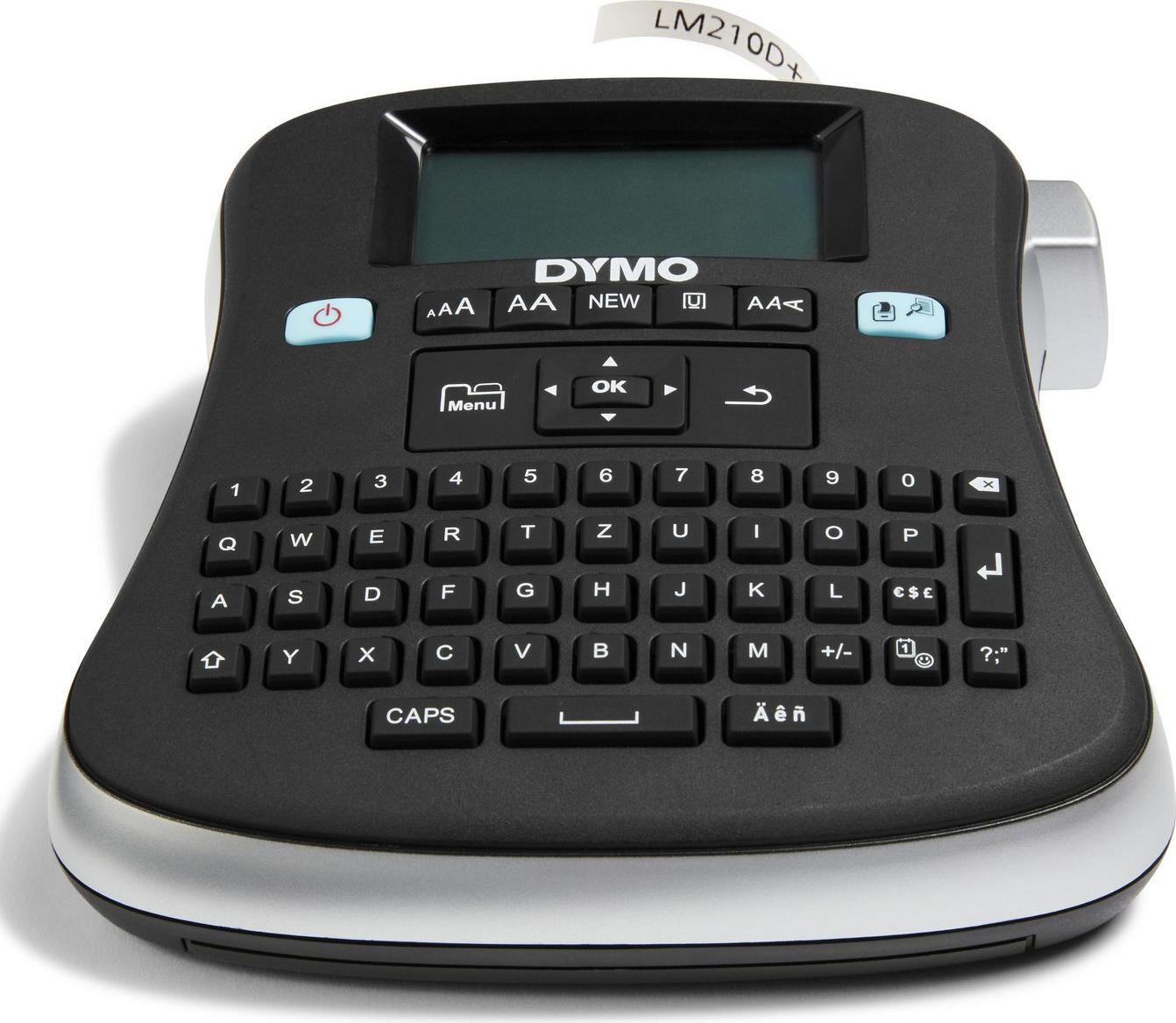 DYMO LabelMANAGER 210D Beschriftungsgerät Thermotransfer 180 dpi Schwarz, Silber