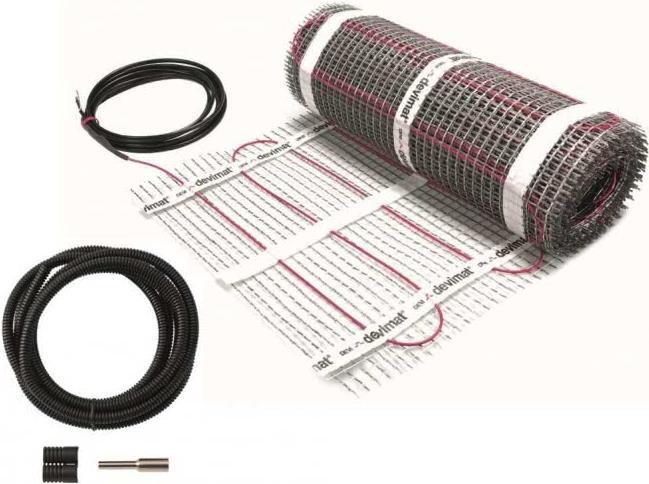 Dünnbettheizmatte mat 150W/qm 1.0qm 0.5x2.0m selbstkle (140F0445)