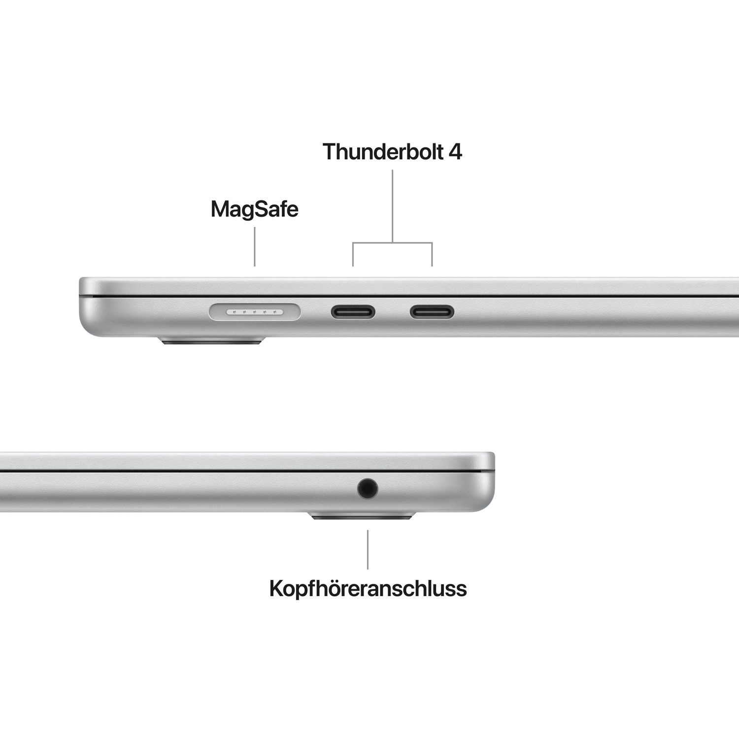 Apple MacBook Air 15" M5 10-Core CPU 10-Core GPU 24 GB RAM Silber