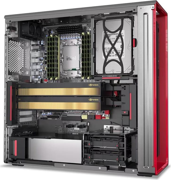 Lenovo ThinkStation P5 Gen 2 30KB Intel Xeon 634 2.7 GHz 32 GB RAM 1 TB SSD Schwarz