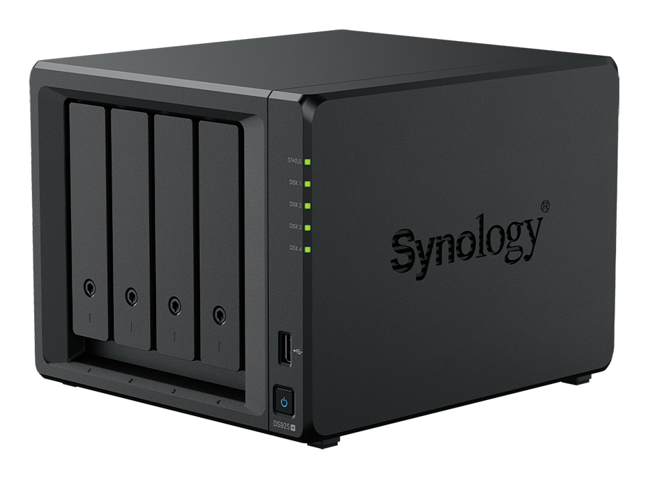 Synology DiskStation DS925+ NAS-Server 4 GB RAM Schwarz