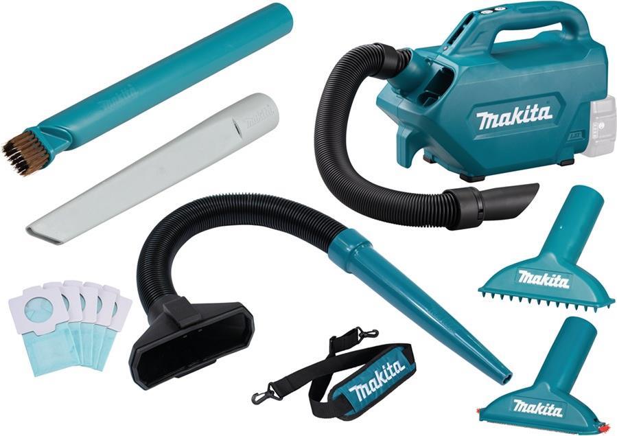 Makita DCL184Z Akku-Handstaubsauger 18 V 5400 Pa Türkis