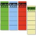 Elba Spine Label for Lever Arch Files 190 x 59 mm Red Rot 10Stück(e) selbstklebendes Etikett (04617 RO)