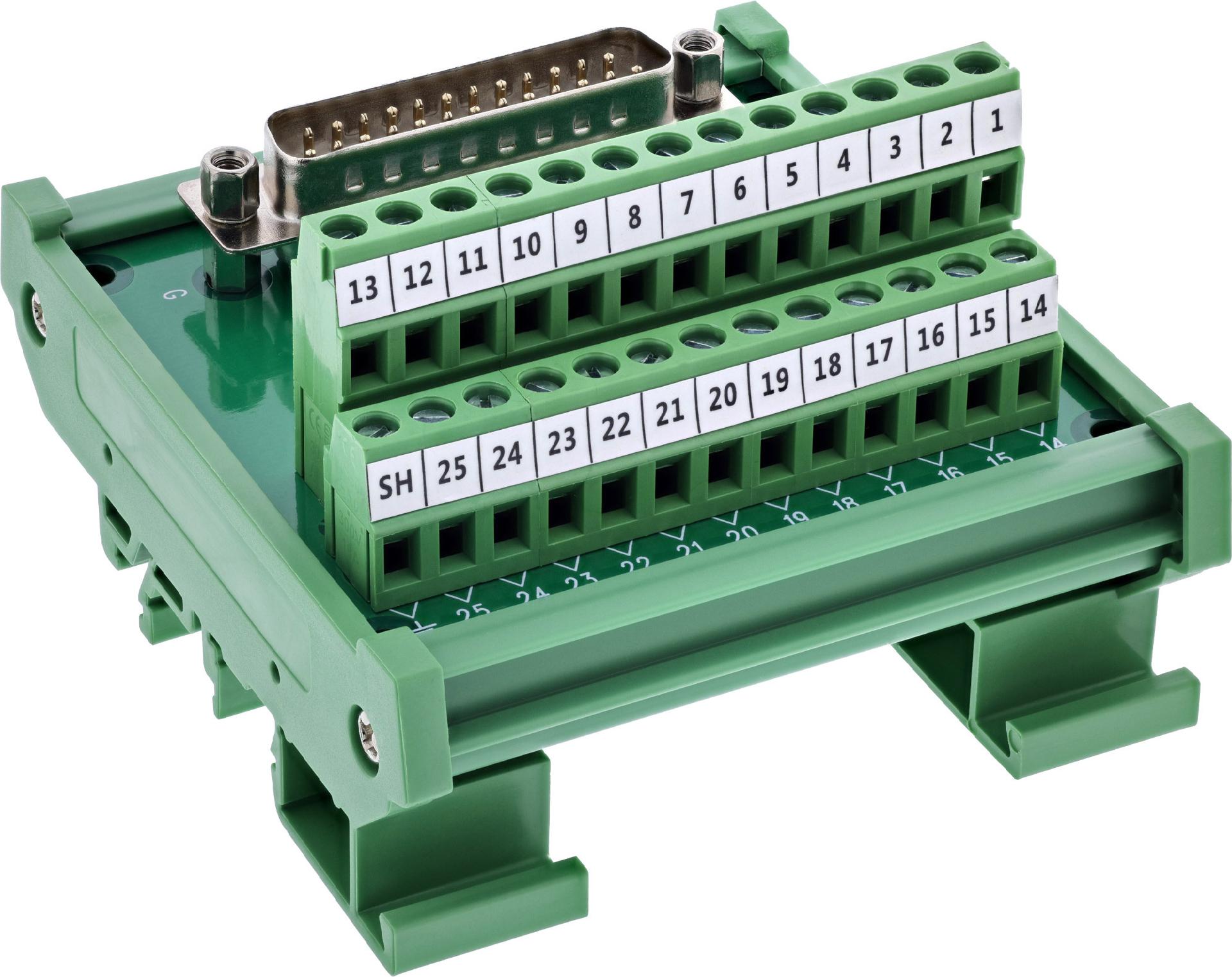 InLine D-Sub 25 Terminalblock (92502I)