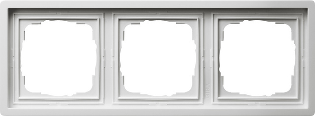 GIRA 3fach Rahmen Flächenschalter Weiß 0213112 (0213112)