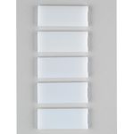 Schneider Electric 1225170 Nicht-metallisches Namensschild Weiß (1225170)