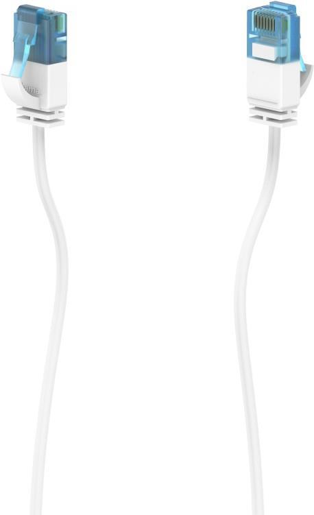 Hama Classic Line Netzwerkkabel Flexi-Slim, CAT-6a, 10 Gbit/s, U/UTP, 0,75 m (00300032)