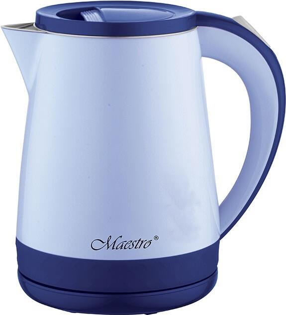 Maestro MR-037 (MR-037-BLUE) Elektrischer Wasserkocher 1,2 L 1630 W Blau (MR-037-BLUE)