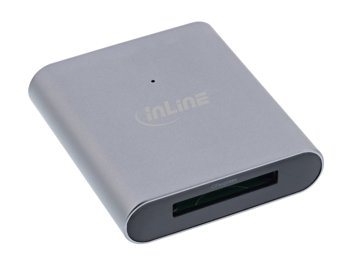 InLine Card Reader USB 3.2 Gen.2 USB-C oder USB-A für CFexpress Typ-B Schwarz