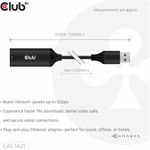 Club 3D USB 5GBPS TYPE-A TO RJ45 ETHERNET M/F ADAPTER (CAC-1421)