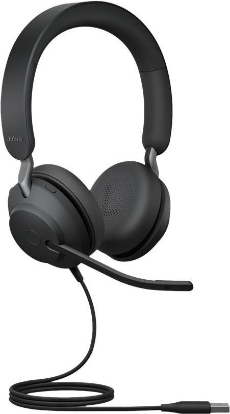 GN Audio JABRA Evolve2 40 SE Headset USB-A Stereo UC schwarz (24189-989-999)