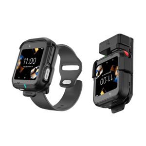 Zebra WS301 Wearable Solution, Wrist Mount, Front- & Seitenkamera, 4GB/64GB, austauschbarer Akku, Android Tragbarer mobiler Computer, 13-MP-Top-Kamera + 5-MP-Frontkamera (120° Sichtfeld), 2' AMOLED-Touchdisplay (460×460), Interactive Sensor Technology, Handgelenk-Montage mit 26-mm-Standardarmband-Kompatibilität, Vibrationsfeedback, Bluetooth 5.3, Wi-Fi 6, NFC (Tap-to-Pair), USB-C (USB 3.1), RAM: 4 GB, Flash: 64 GB, Qualcomm QC2290, Android, wechselbarer 750-mAh-PowerPrecision+-Akku, robustes Design, Schutzklasse IP65 (WS3012-0W304E51EA6)