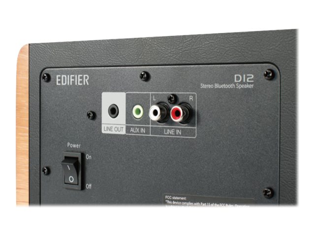 Edifier D12 Stereo-Lautsprecher 70 W Schwarz