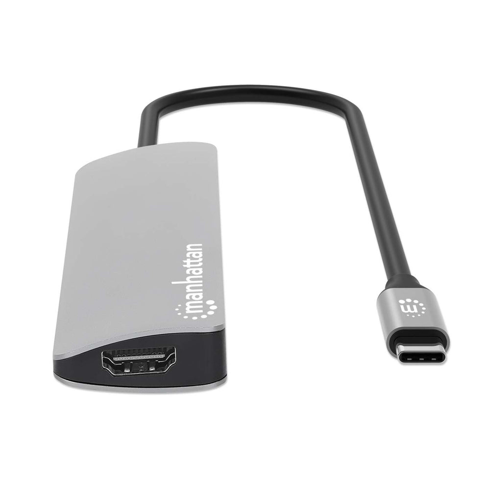 Manhattan 190442 Dockingstation USB-C 3.2 Gen 1 HDMI Space-grau