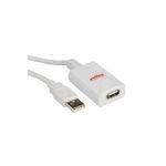 ROLINE USB 2.0 Verlängerung weiss 5m (12.04.1088)