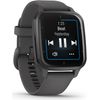 Garmin Venu Sq 2 - 40 mm - Dunkelgrau - intelligente Uhr mit Band - Silikon - Shadow Gray - Handgelenkgröße: 125-190 mm - Anzeige 3,59 cm (1,41") - Bluetooth, ANT+ - 38 g (010-02701-10)