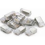 DSIT DANICOM FTP RJ45 CAT6 Pass Through Netzwerkstecker (DC-RJ45-FTP6-PT-10PCE)