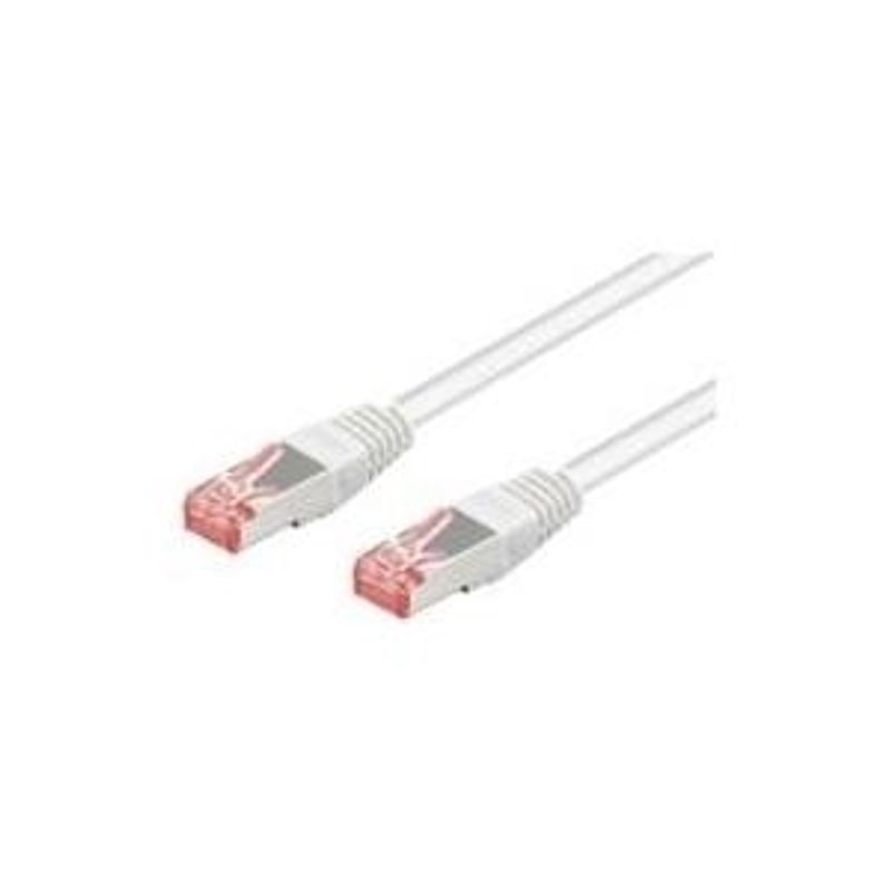 Wentronic Goobay CAT 6 Patchkabel, S/FTP PiMF, Weiß, 3 m 93507
