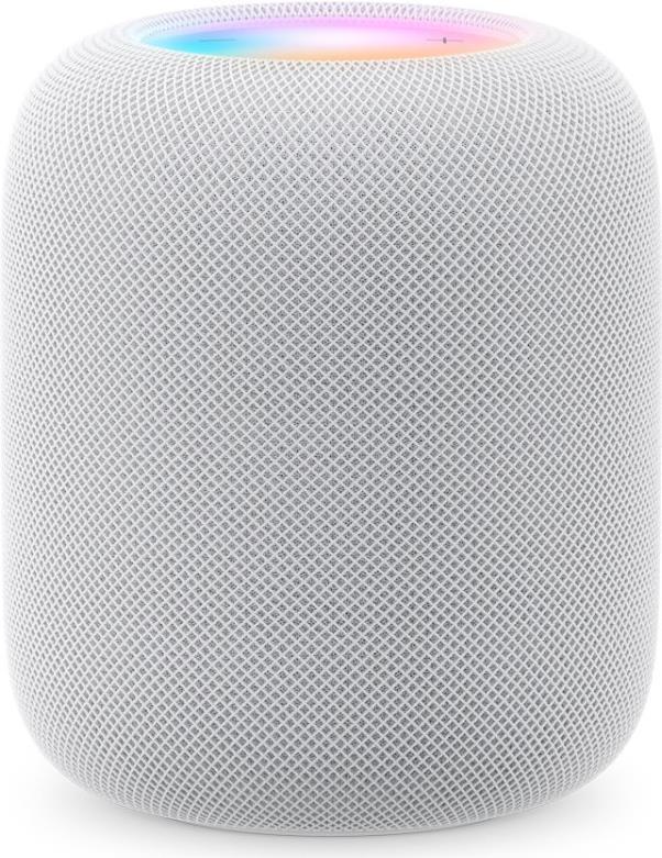 Apple HomePod Apple Siri MQJ83D/A Weiß Stoff Zylinder