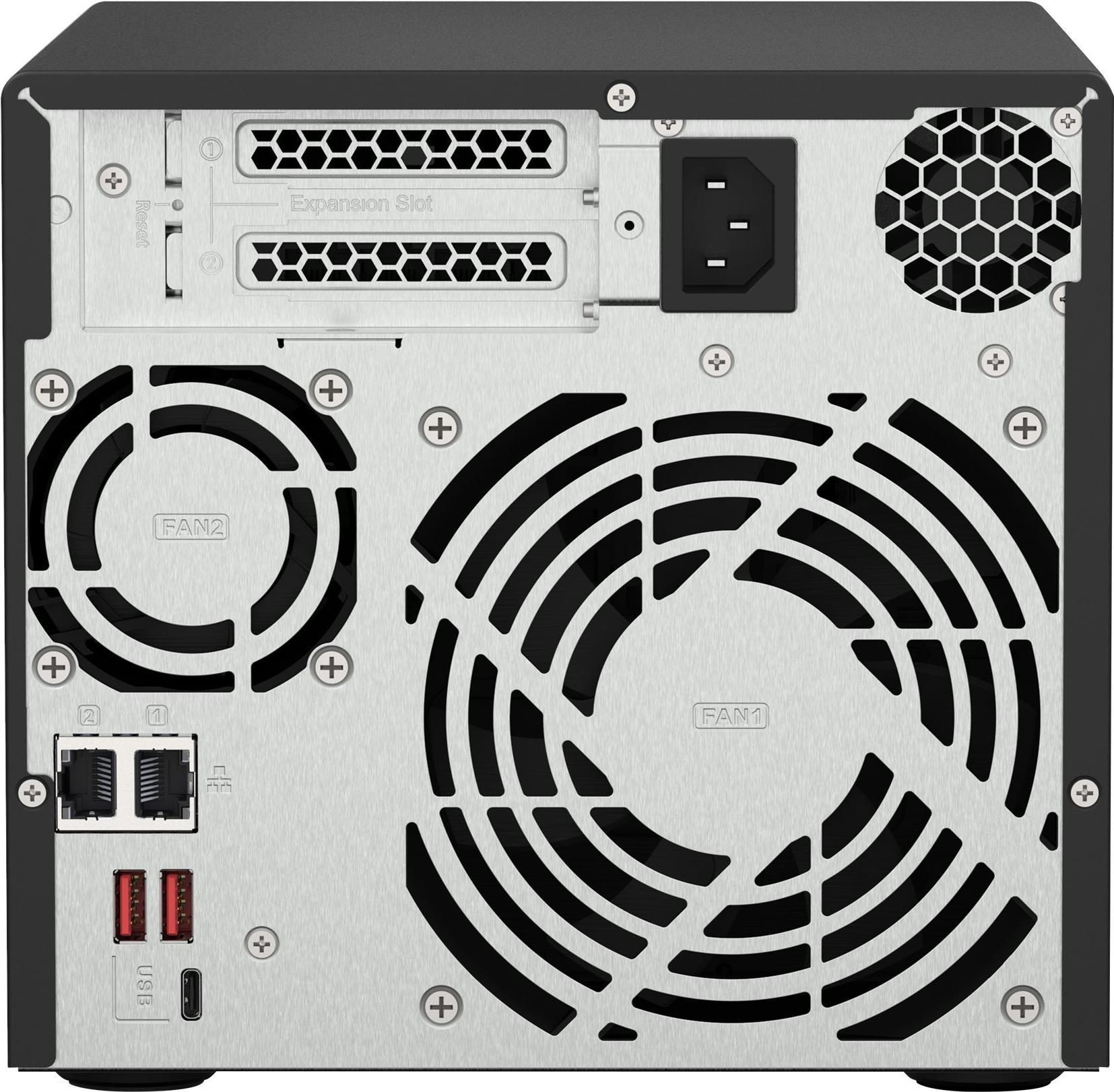 QNAP TS-473A 8 GB RAM NAS-Server Schwarz