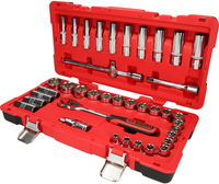 KS TOOLS Werkzeuge-Maschinen GmbH 1/2" CHROMEplus Steckschlüssel-Satz, 39-tlg (958.0639)