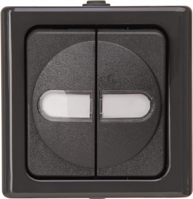 Serienschalter AP-FR Serien-Sch. BlueElectric anthrazit (560515004)