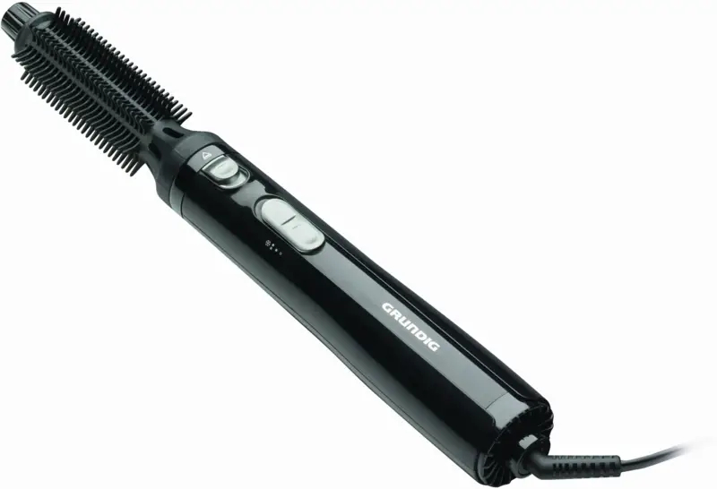 Grundig HS 3020 Warmluftbürste mit Lockenfunktion Schwarz/Silber 400 W