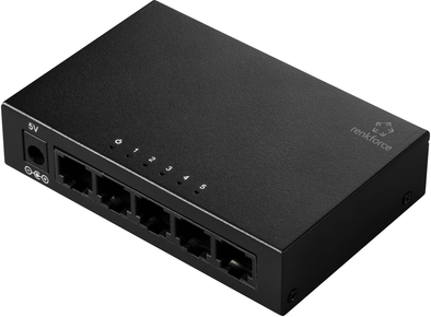 Renkforce RF-6385004 Netzwerk Switch RJ45 5 Port 1 GBit/s (RF-6385004)