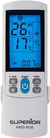 SUPERIOR ELECTRONICS Electronics AirCo Plus - Universelle Fernbedienung für Klimaanlagen White SUPCU001 (SUPCU001)