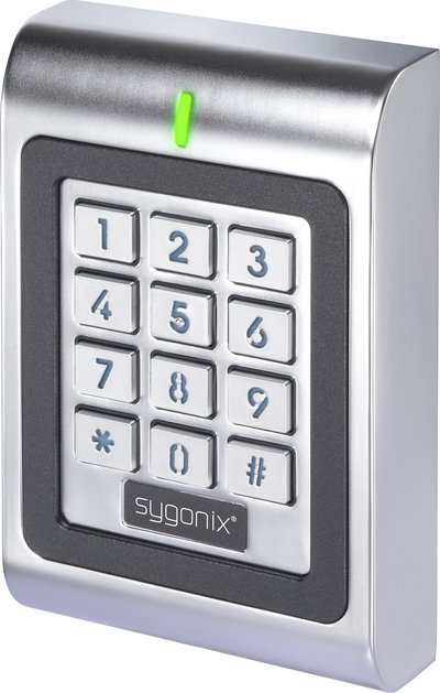 Sygonix Code-Tastatur SY-6879940 RFID 12/18V DC IP66 Oberflächenmontage Schwarz (SY-6879940)