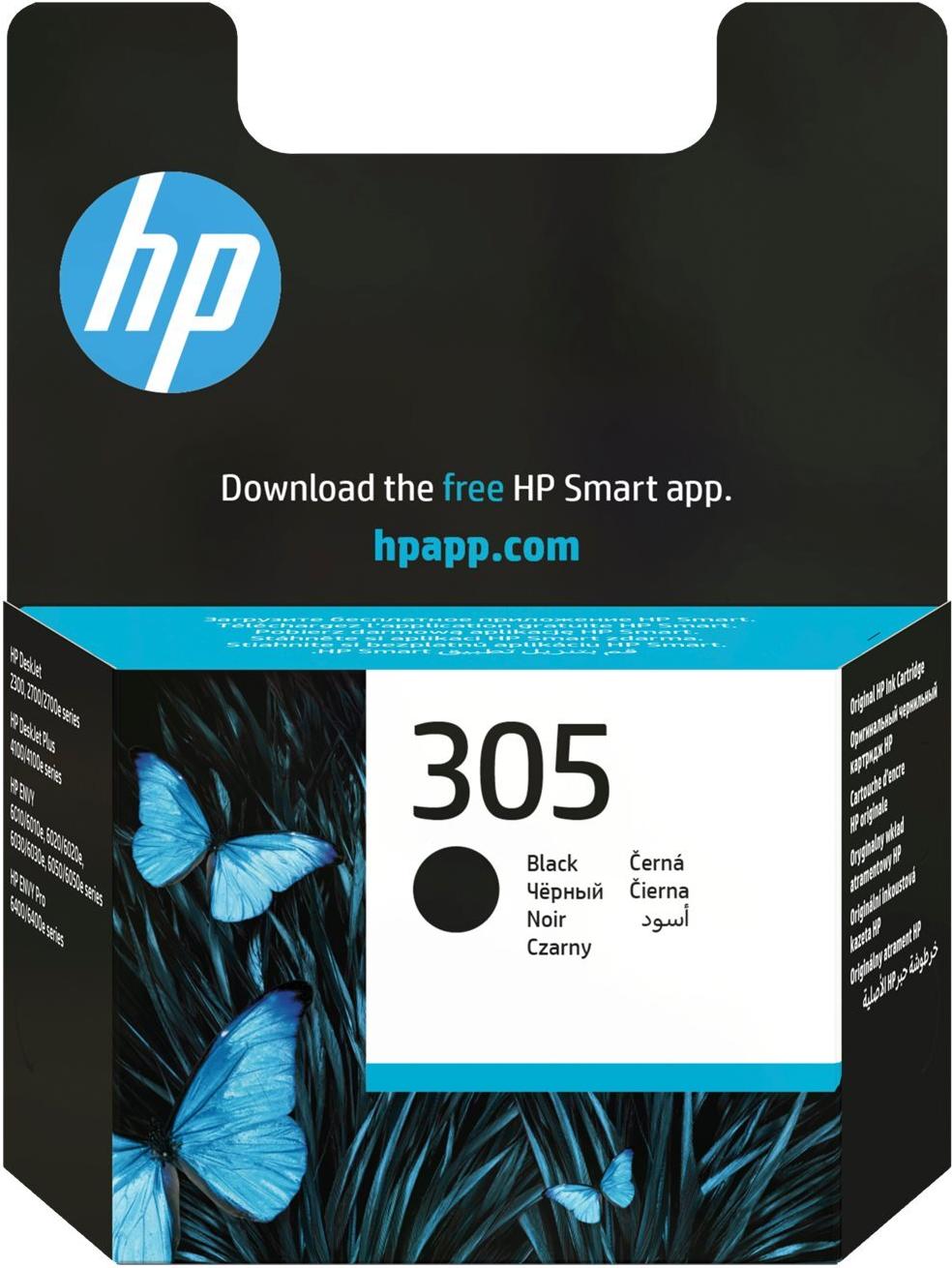 HP 305 Schwarz Original Tintenpatrone