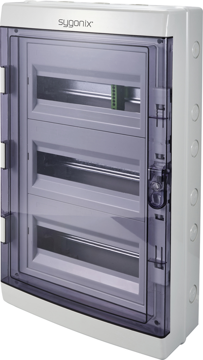 Sygonix SY-6696062 Kleinverteiler Aufputz Anzahl Teilungen 36 Reihen 3 Inhalt 1 (SY-6696062)