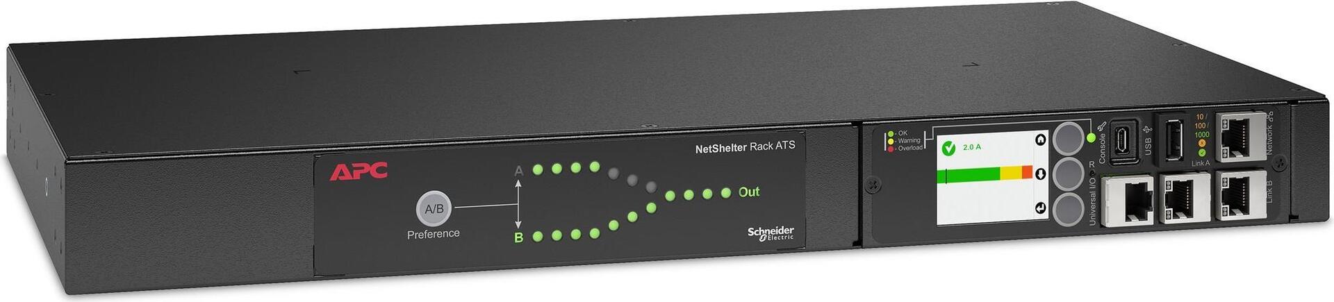APC NetShelter AP4423A Rack ATS 3700 VA Schwarz