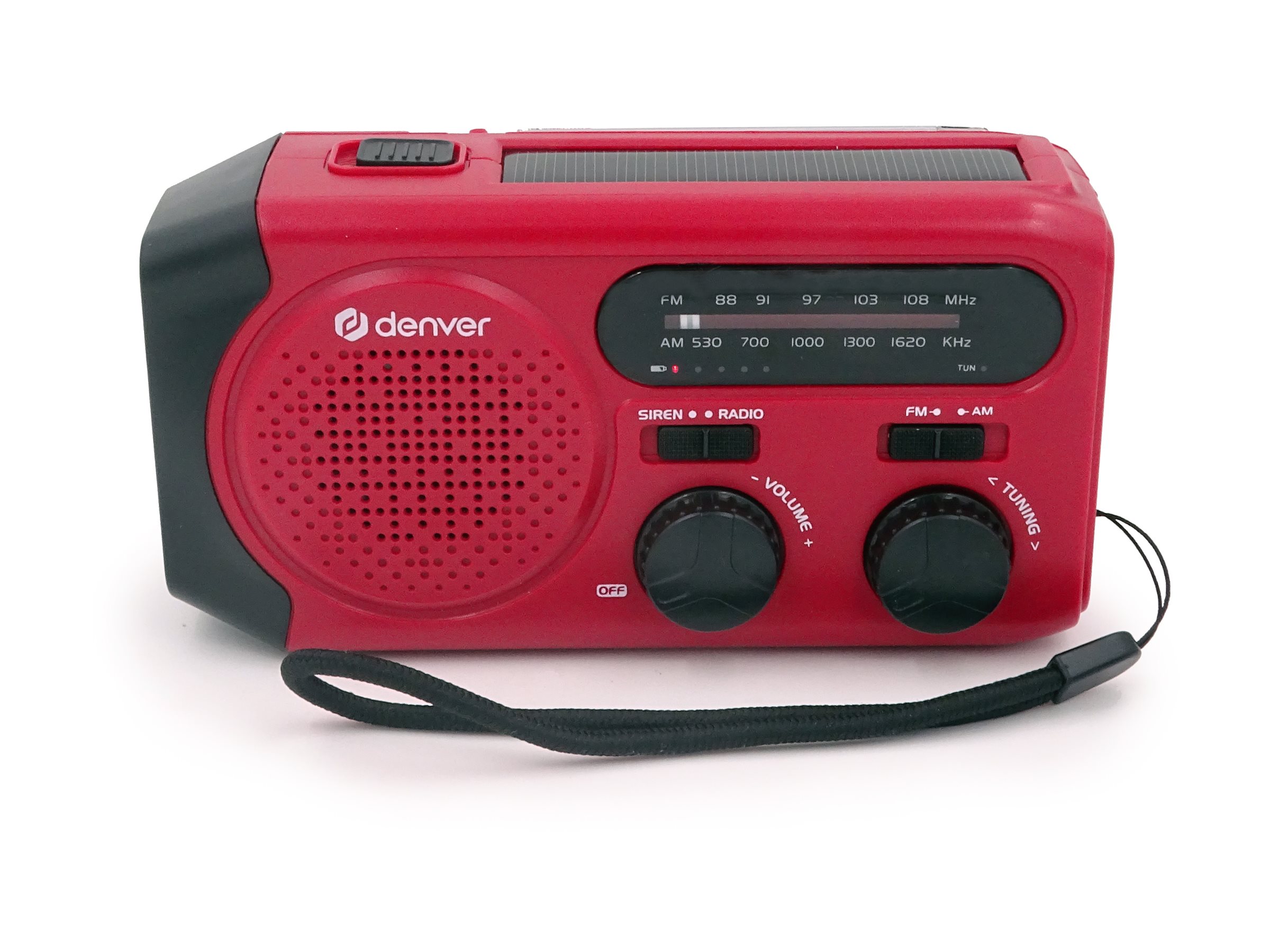 DENVER SCR-2010 Radio 2000 mAh Rot