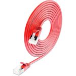SLIM KAT6A 10 Gigabit Lightpatchkabel rund, U/FTP, Ø 3,8mm, rot KAT6A LIGHT geschirmt (PKW-LIGHT-STP-K6A 0.15 RT)