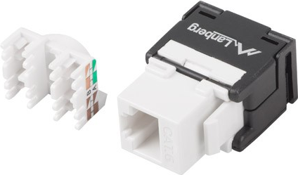 Lanberg Keystone Modul RJ45->LSA CAT. 6 UTP 180° werkzeuglos (KSU6-2000)