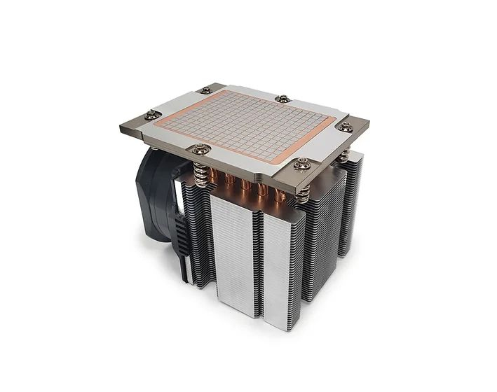 Dynatron J12 Prozessor-Luftkühler aktiv 3U SP5 bis 320 W TDP Schwarz, Silber