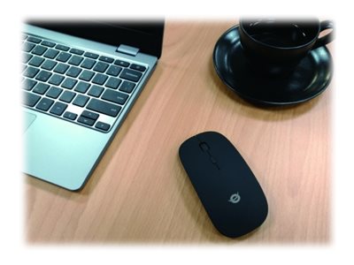 Conceptronic LORCAN01B Bluetooth-Maus 4 Tasten Schwarz