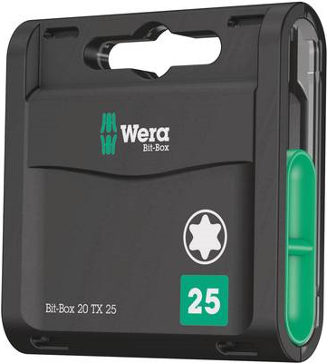Wera Bit-Box 20tlg. TX 25 L. 25 mm C-6.3" Ku.-Box (05057773001)