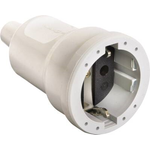 AS SCHWABE PVC-Kupplung 16A, 250V robuste Ausführung weiß (62224)