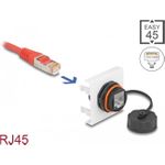 DeLOCK Easy 45 Modul Netzwerk RJ45 Cat.6A - 45 x 45 mm (81411)